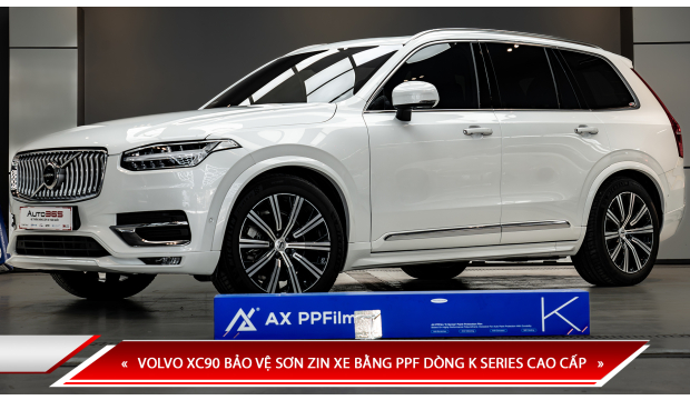 VOLVO XC90 BẢO VỆ SƠN ZIN XE BẰNG PPF DÒNG K SERIES CAO CẤP
